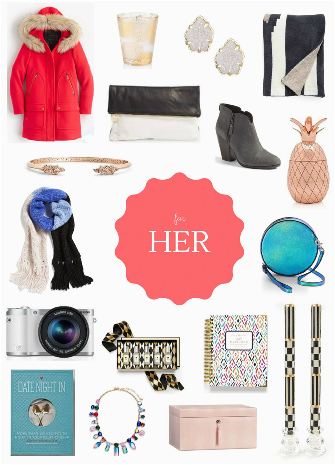 holiday gift guide for her how sweet it is