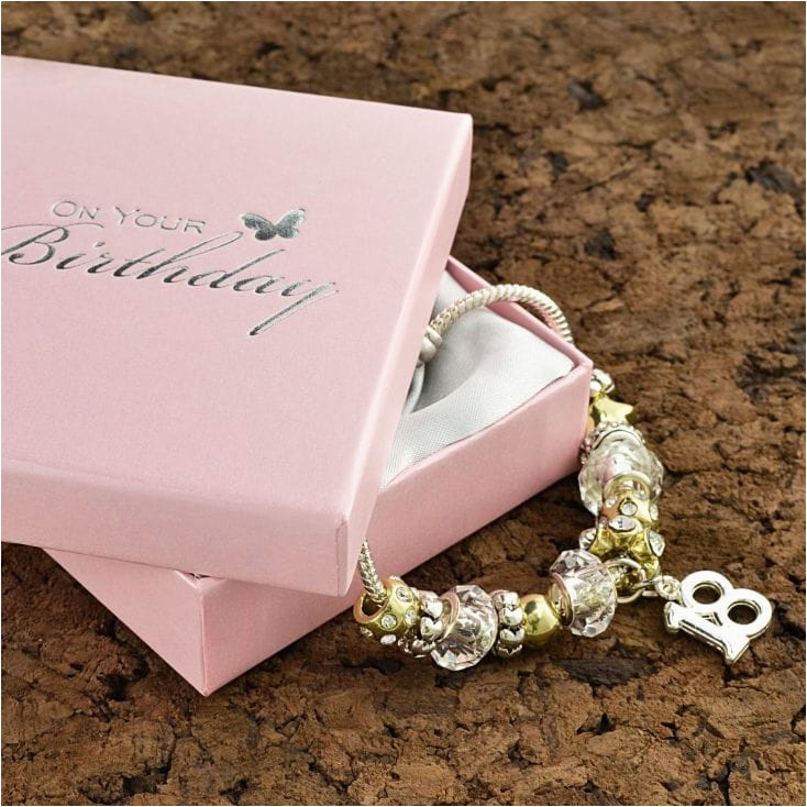 18th birthday charm bracelet find me a gift