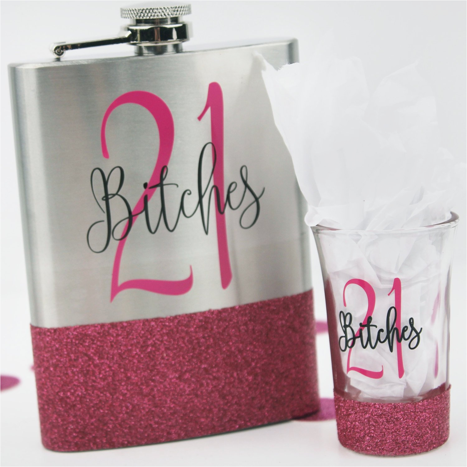 21st birthday gift birthday flask gift for her 21