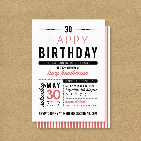 adult birthday invitations 35 pretty
