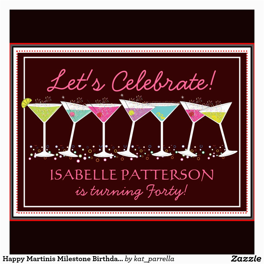 Printable Adult Birthday Party Invitations 0243