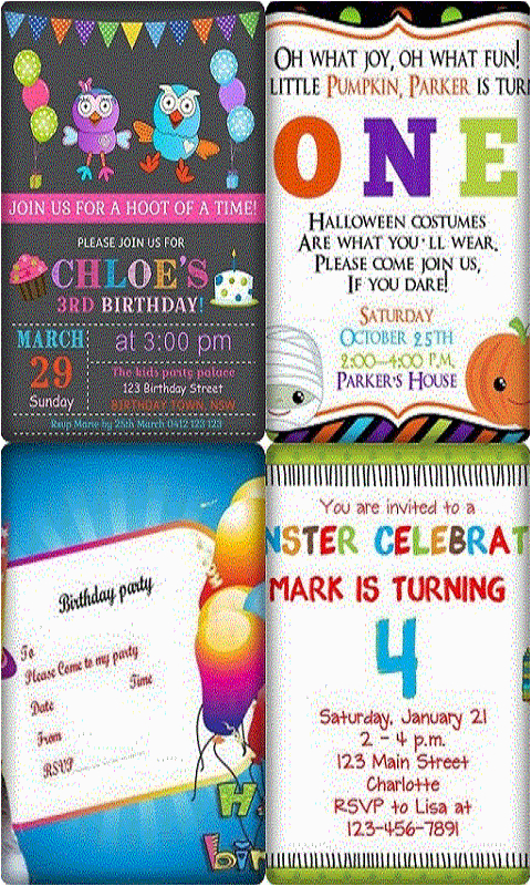 birthday party invitation ideas 944254