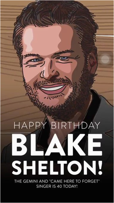 blake shelton 39 s birthday celebration happybday to