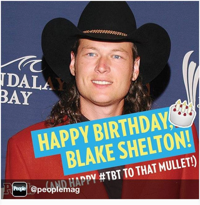 blake shelton 39 s birthday celebration happybday to