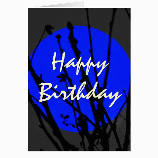 blue happy birthday cards zazzle