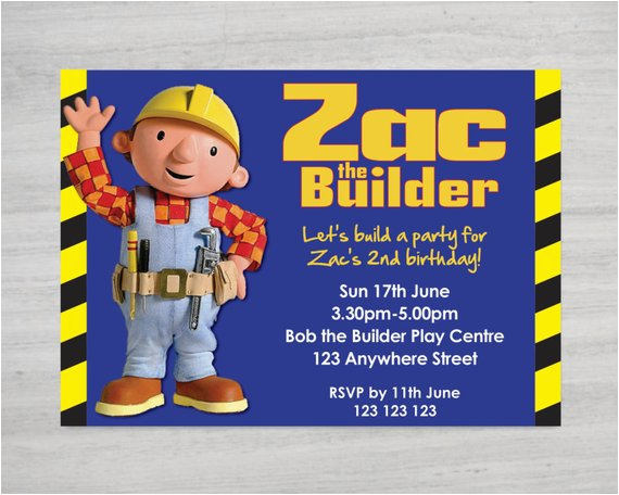 bob the builder birthday party