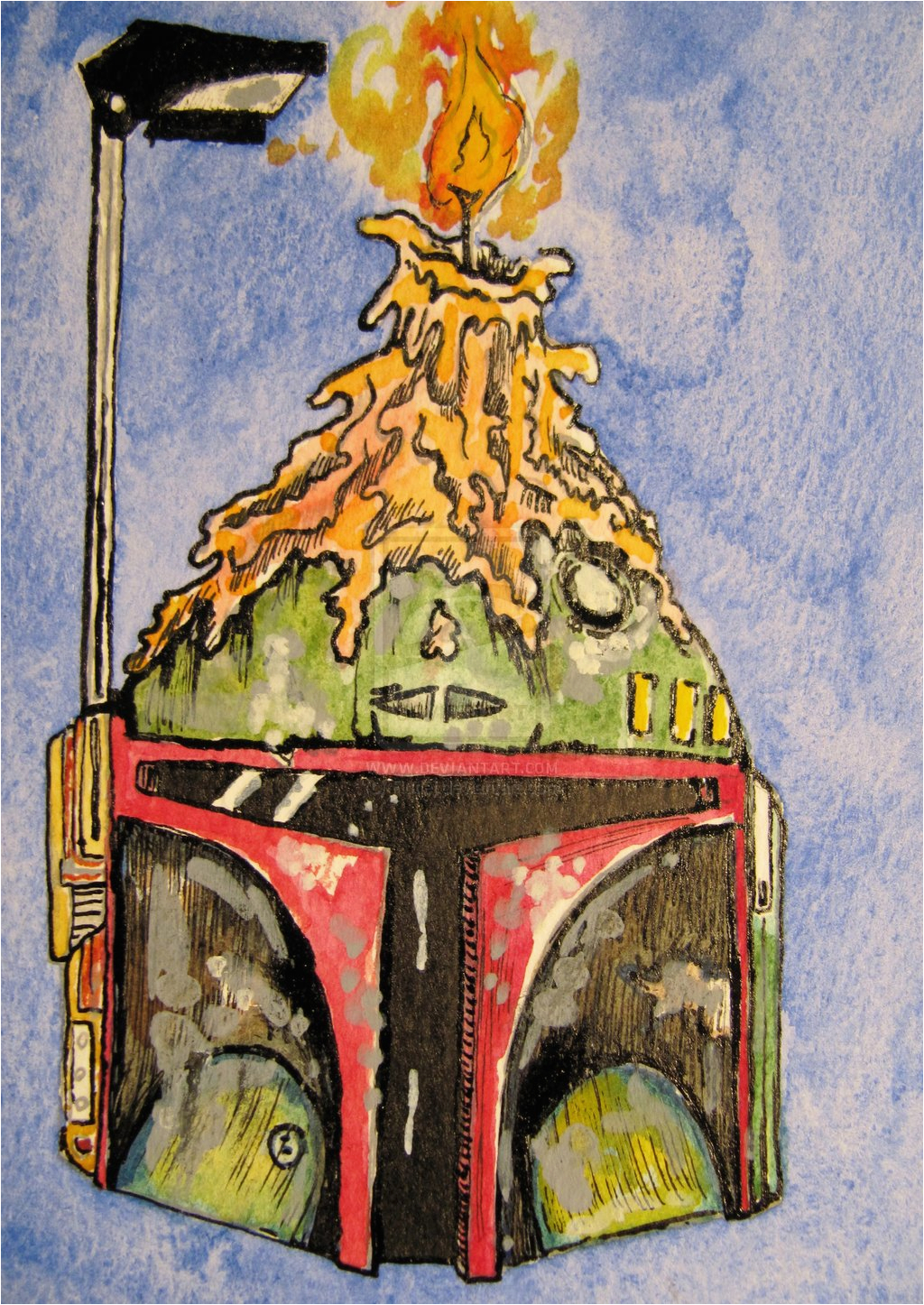 boba fett birthday card by rutiej on deviantart