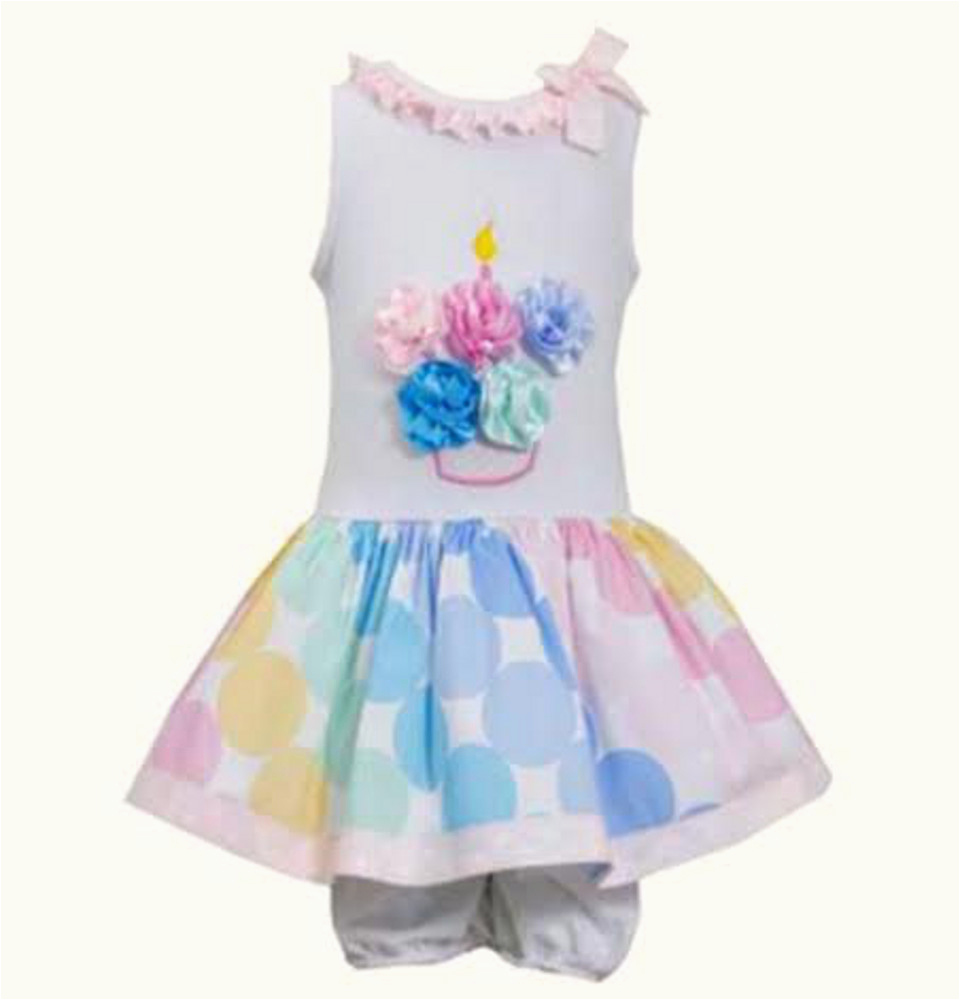 8203 flower cupcake birthday dress1