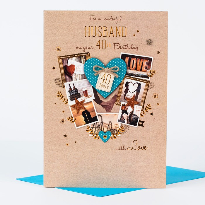 40th birthday card husband love only 1 29