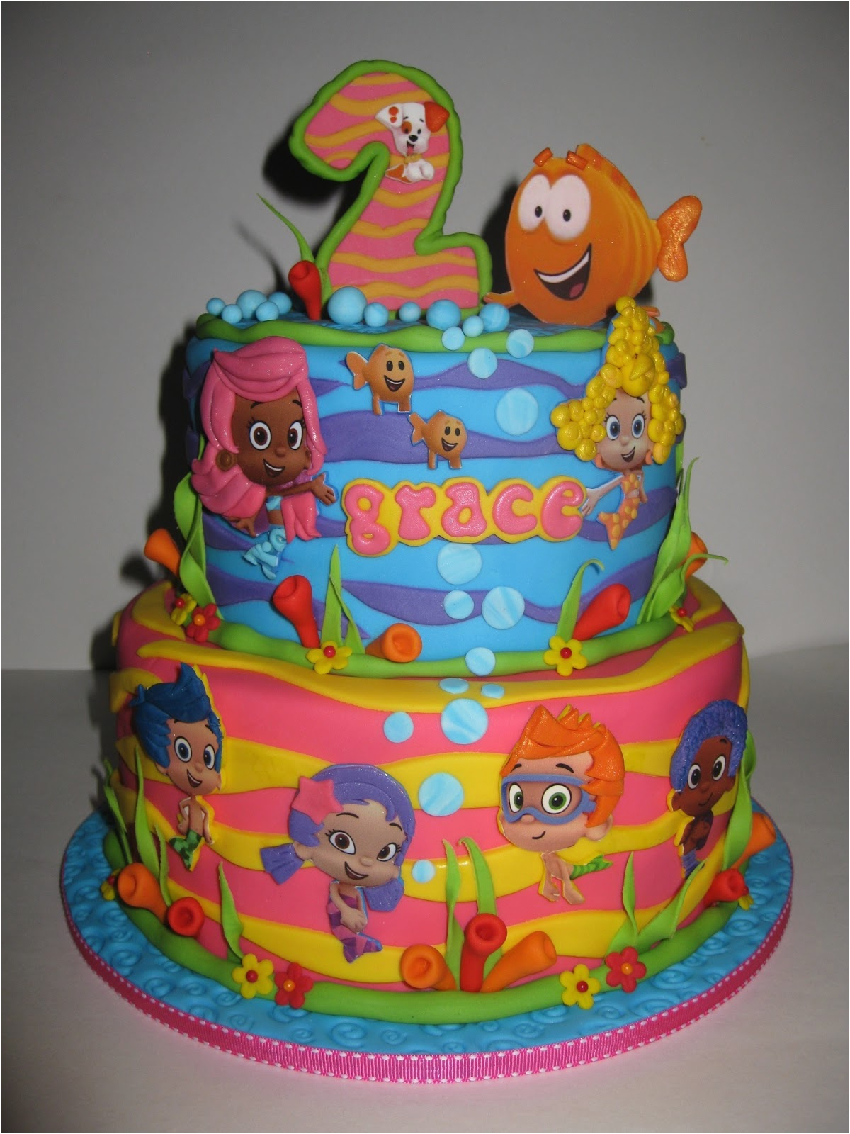 bubble guppies birthday cake ideas