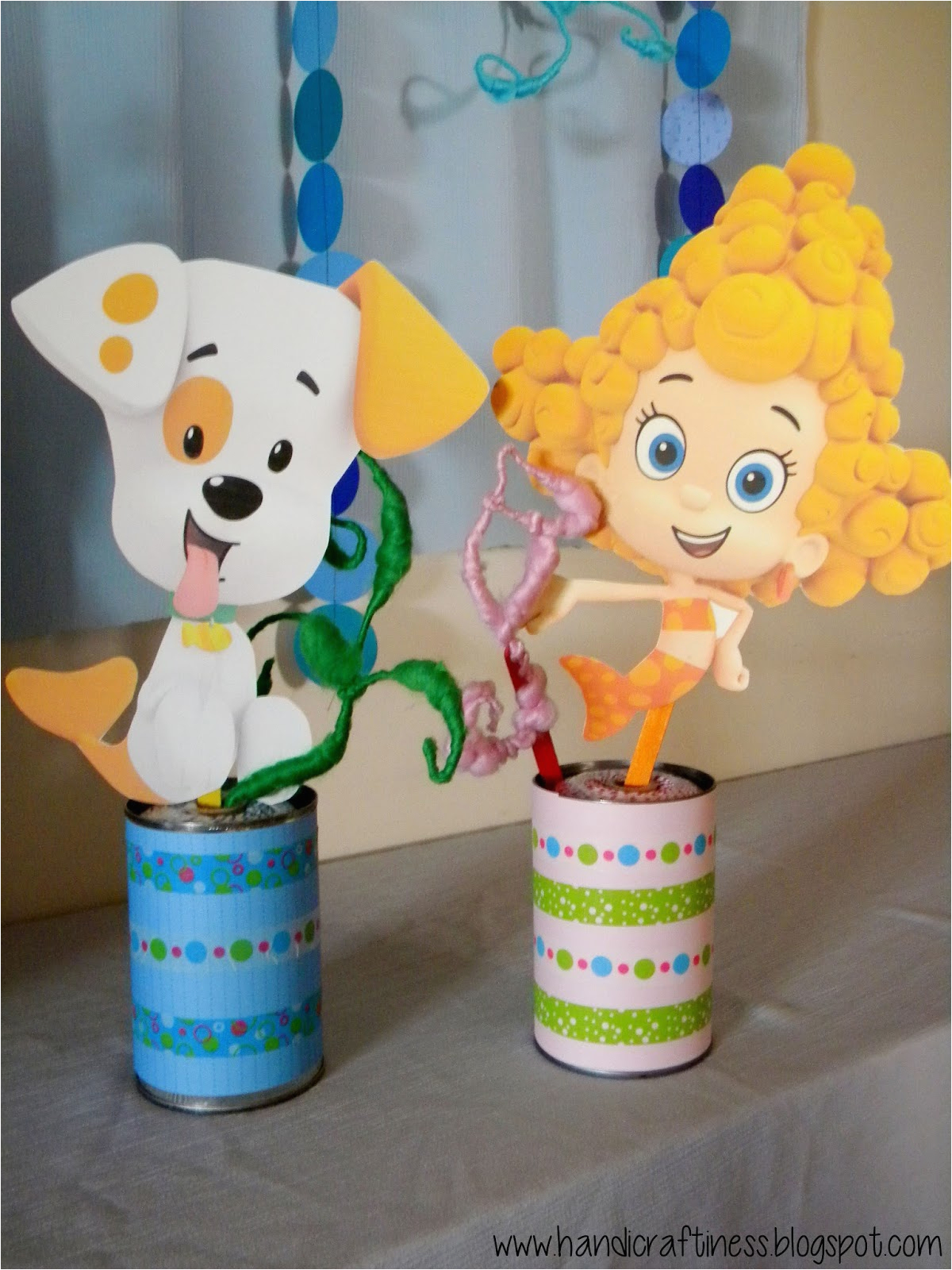 bubble guppies diy party decor