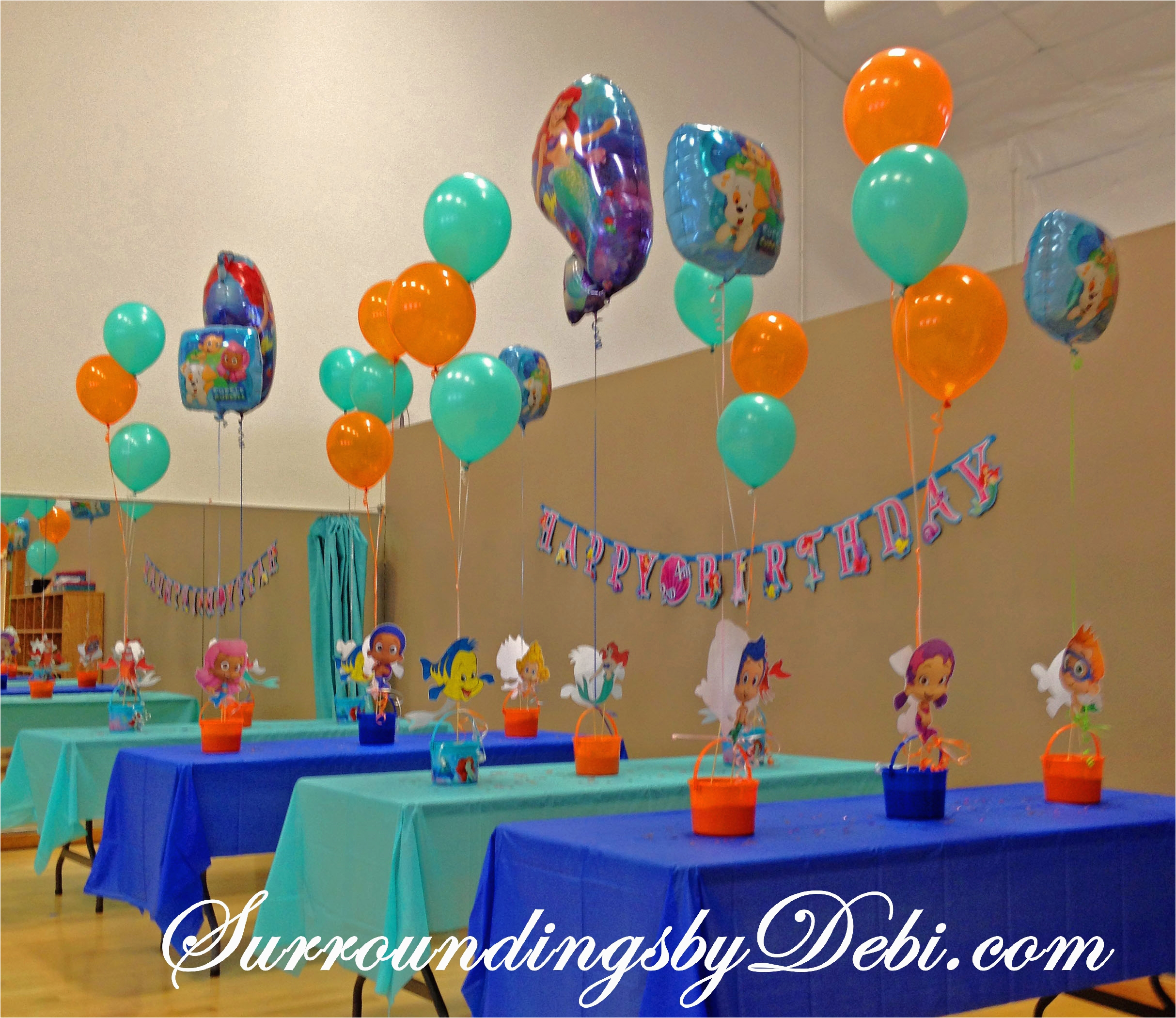 lets celebrate bubble guppies ariel birthday party