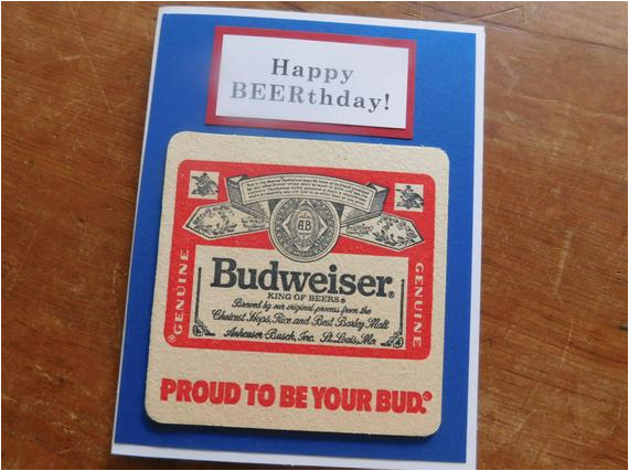 budweiser beer handmade beer birthday
