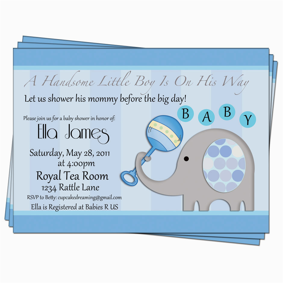 cheap baby shower invitations for boy in bulk