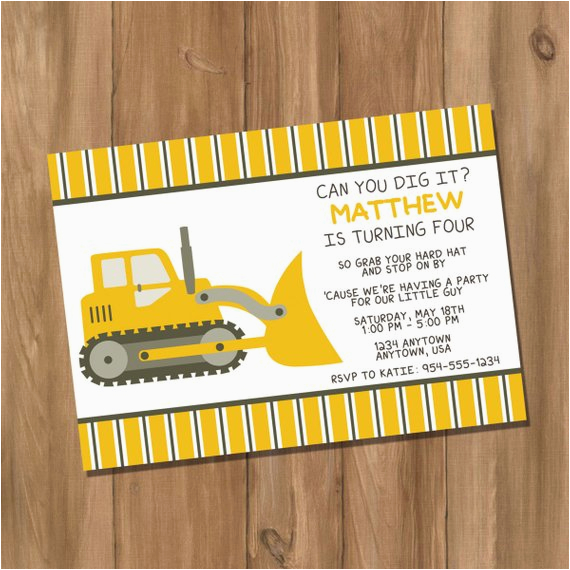 bulldozer truck dump truck birthday