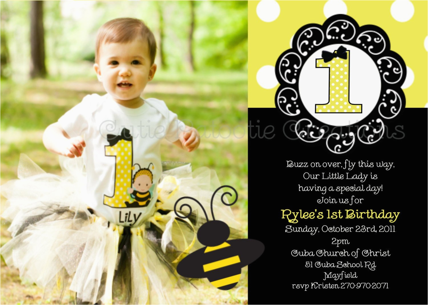 Bumble Bee Birthday Party Invitations Bumble Bee Birthday Party Invitations Bumble Bee by