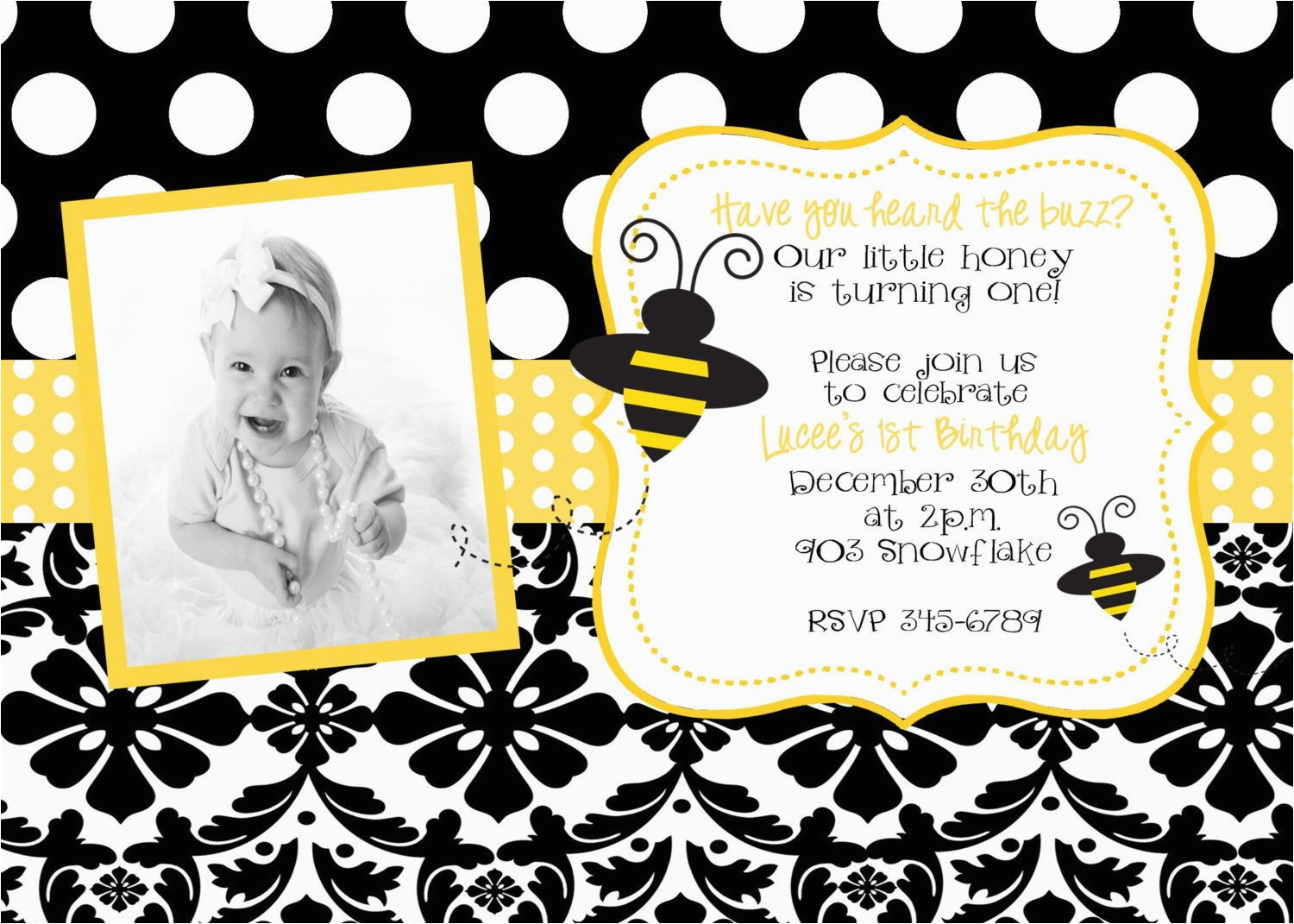 bumble bee birthday party or baby shower