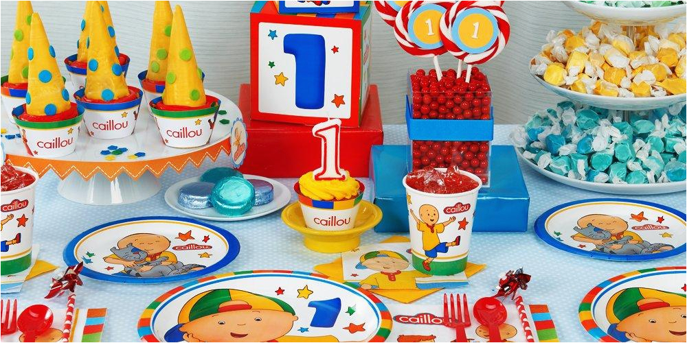 caillou 1st birthday party supplies