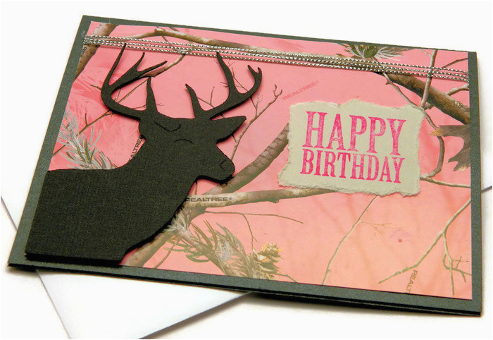 birthday cards happy birthday card camouflage cards pink