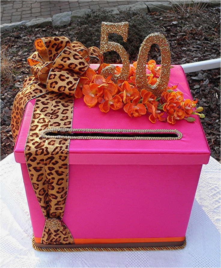 Card Box for Birthday Party Chic Wedding 50th Birthday Party Box Sweet Sixteen Wedding