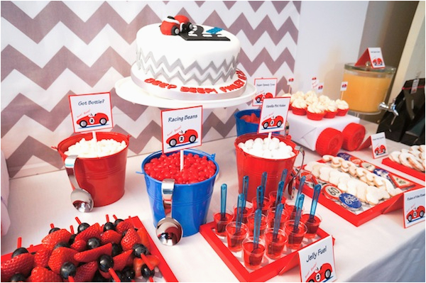 car themed 2nd birthday party
