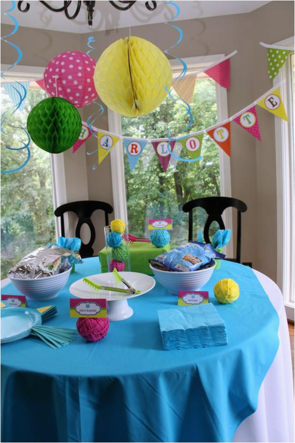 cat themed 2nd birthday party