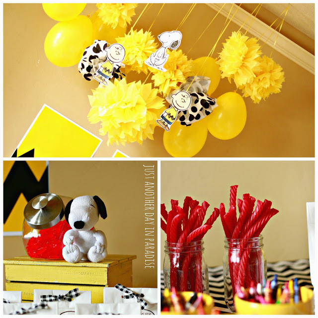 a charlie brown birthday party