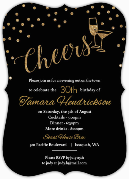 30th birthday invitation wording