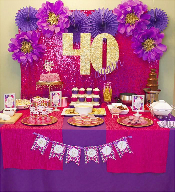 cheap 40th birthday decorations ideas auntie sharon bday