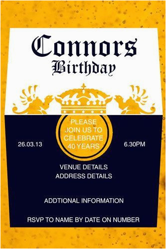 30th birthday invitation corona beer birthday invitation