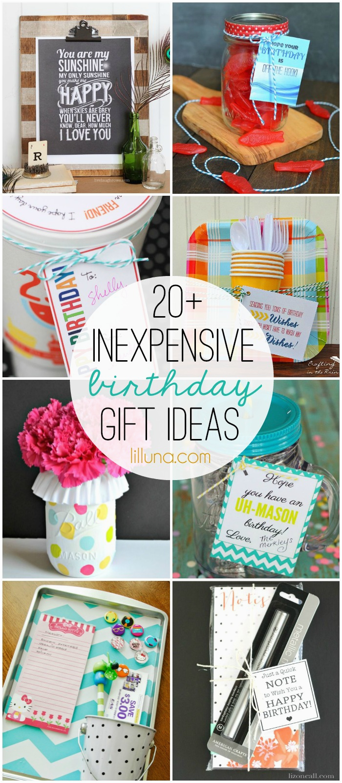 Cheap thoughtful Birthday Gifts for Her Inexpensive ...