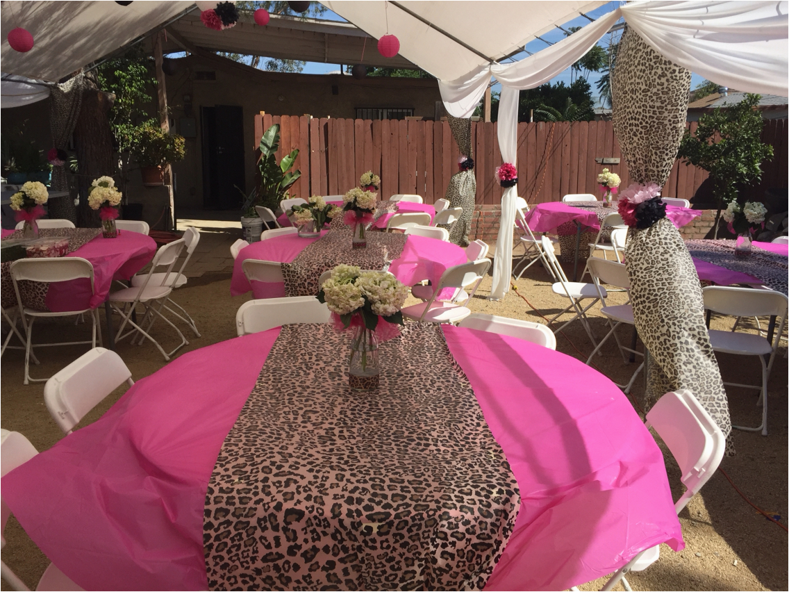 cheetah themed party