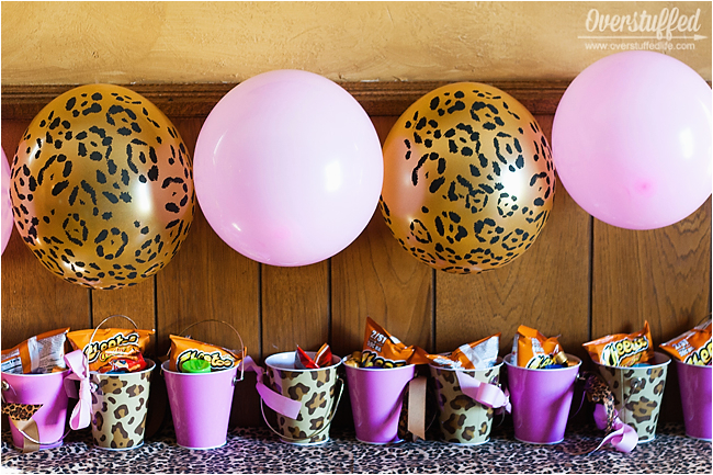 super simple cheetah birthday party