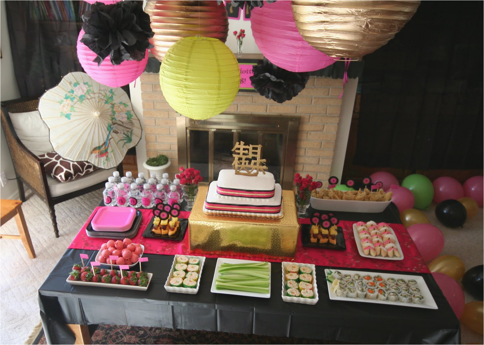 chinese themed birthday party