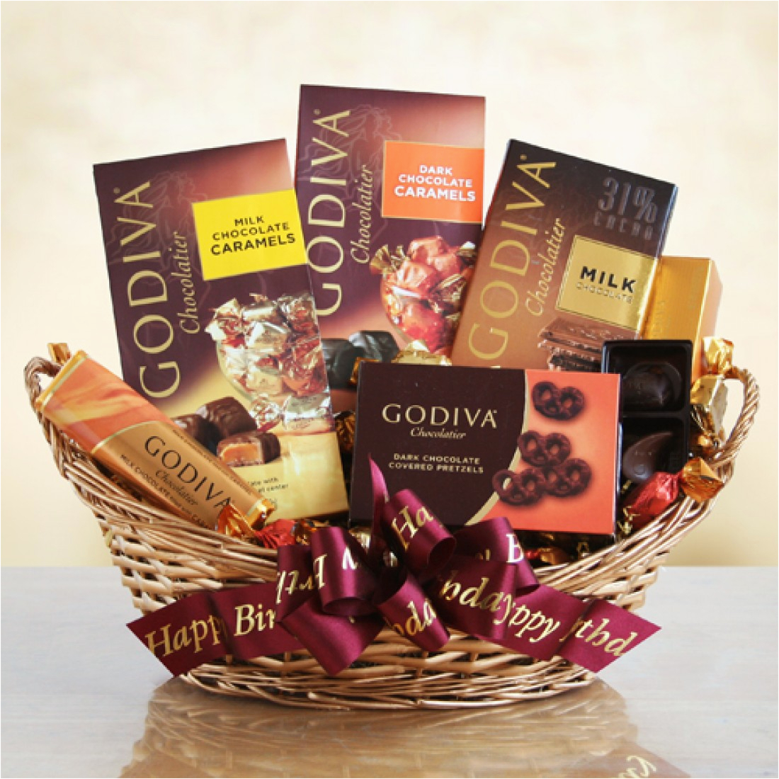 godiva chocolate birthday gift baskets free shipping