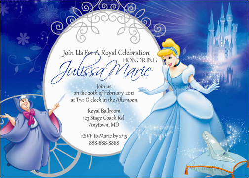 cinderella birthday invitations ideas bagvania free