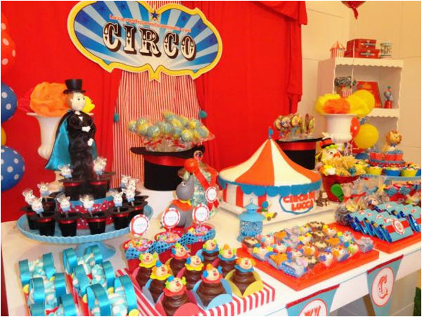 circus themed 1st birthday party 4