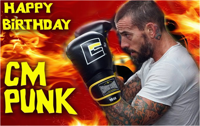 cm punk 39 s birthday celebration happybday to