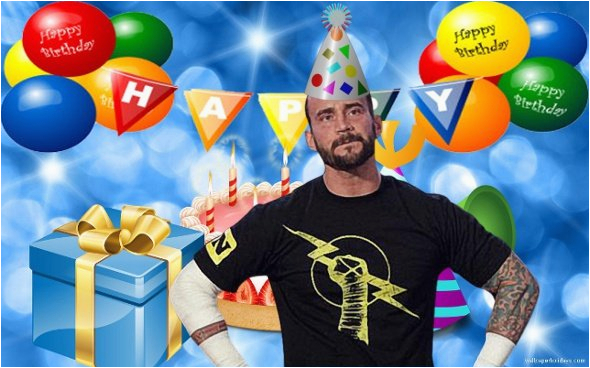 cm punk 39 s birthday celebration happybday to