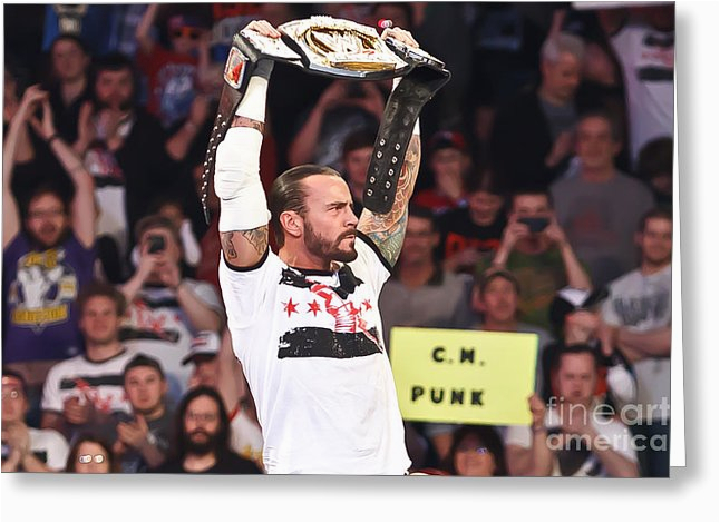 cm punk photograph by wrestling photos