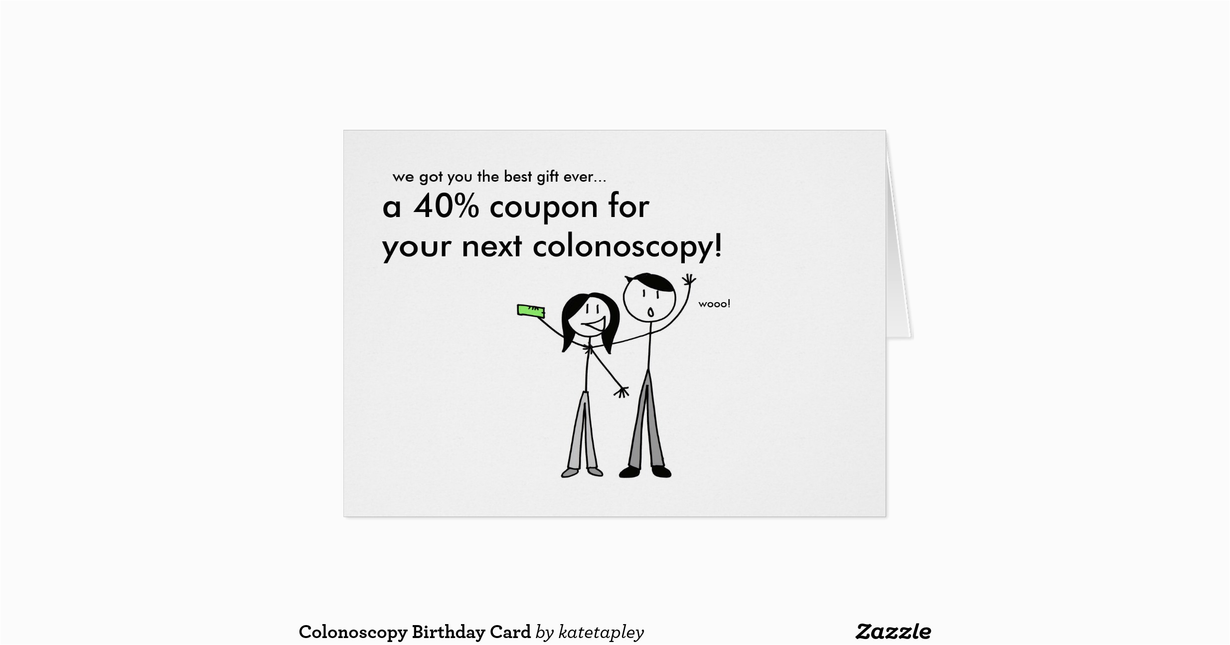 colonoscopy birthday card