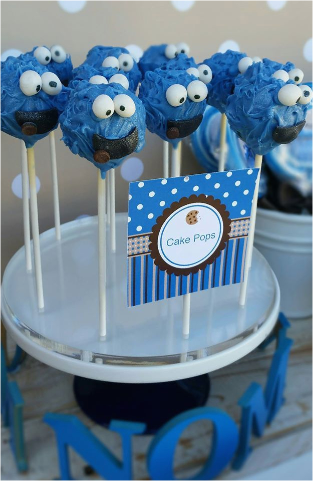 cookie monster first birthday