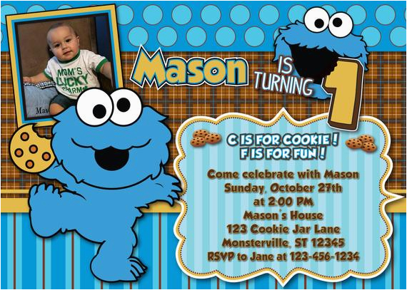ideas for cookie monster first birthday