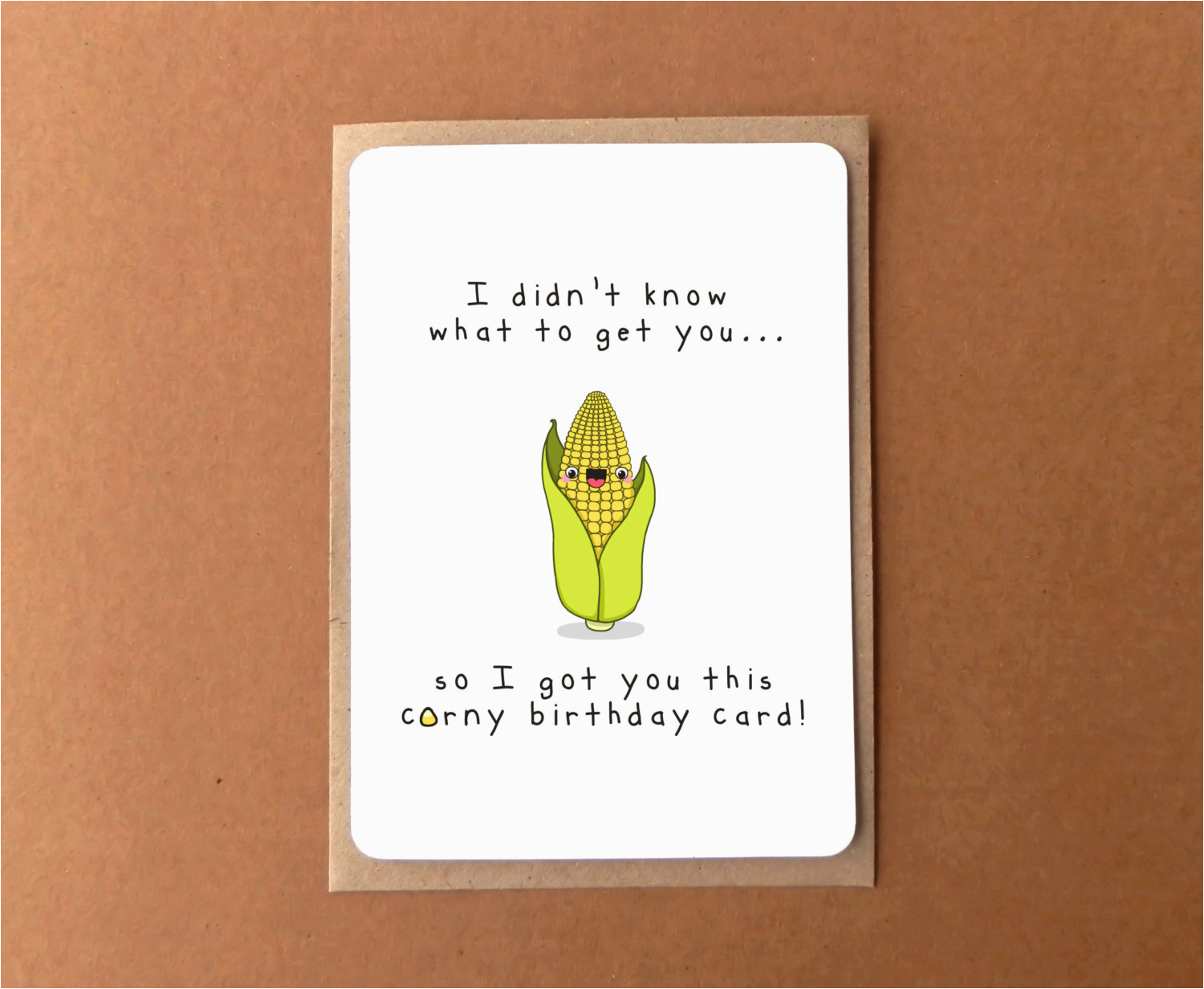 greeting card corny birthday card