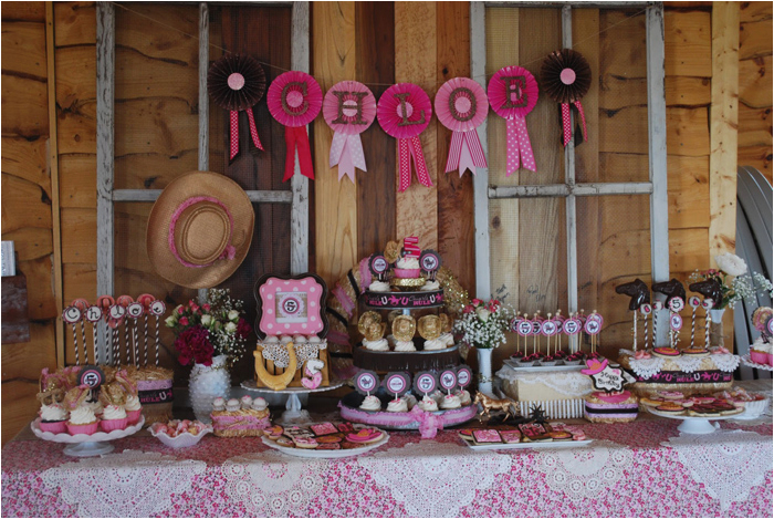Cowgirl Decorations for Birthday Party 20 Cowgirl Birthday Party Ideas Birthday Inspire