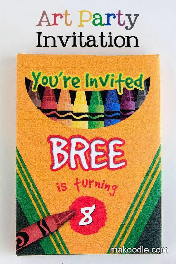 19 creative crayola crayon party ideas