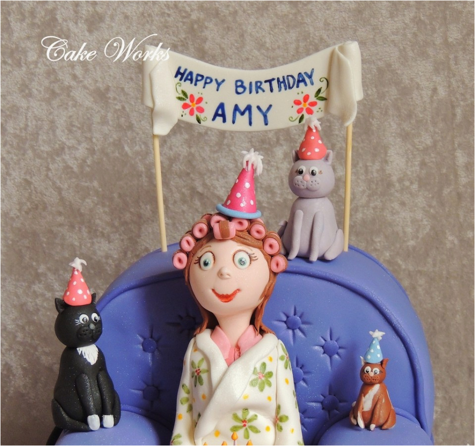 40th birthday quot crazy cat lady quot cakecentral com