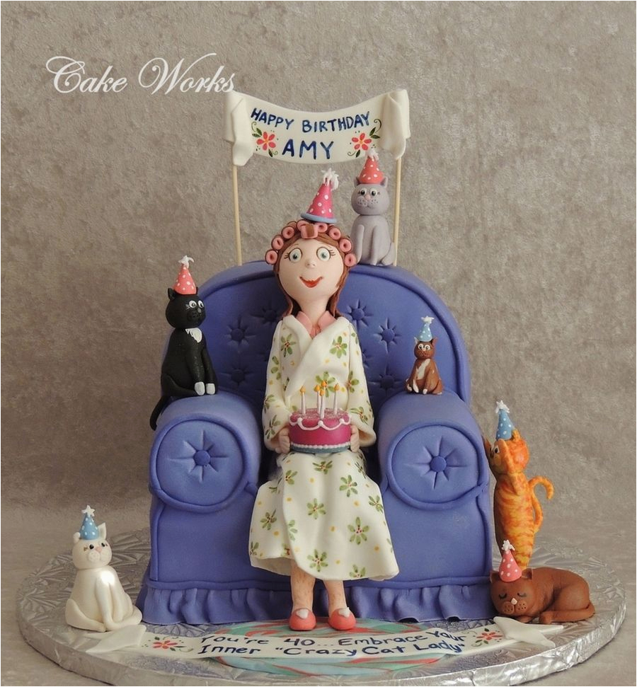 40th birthday quot crazy cat lady quot cats pinterest