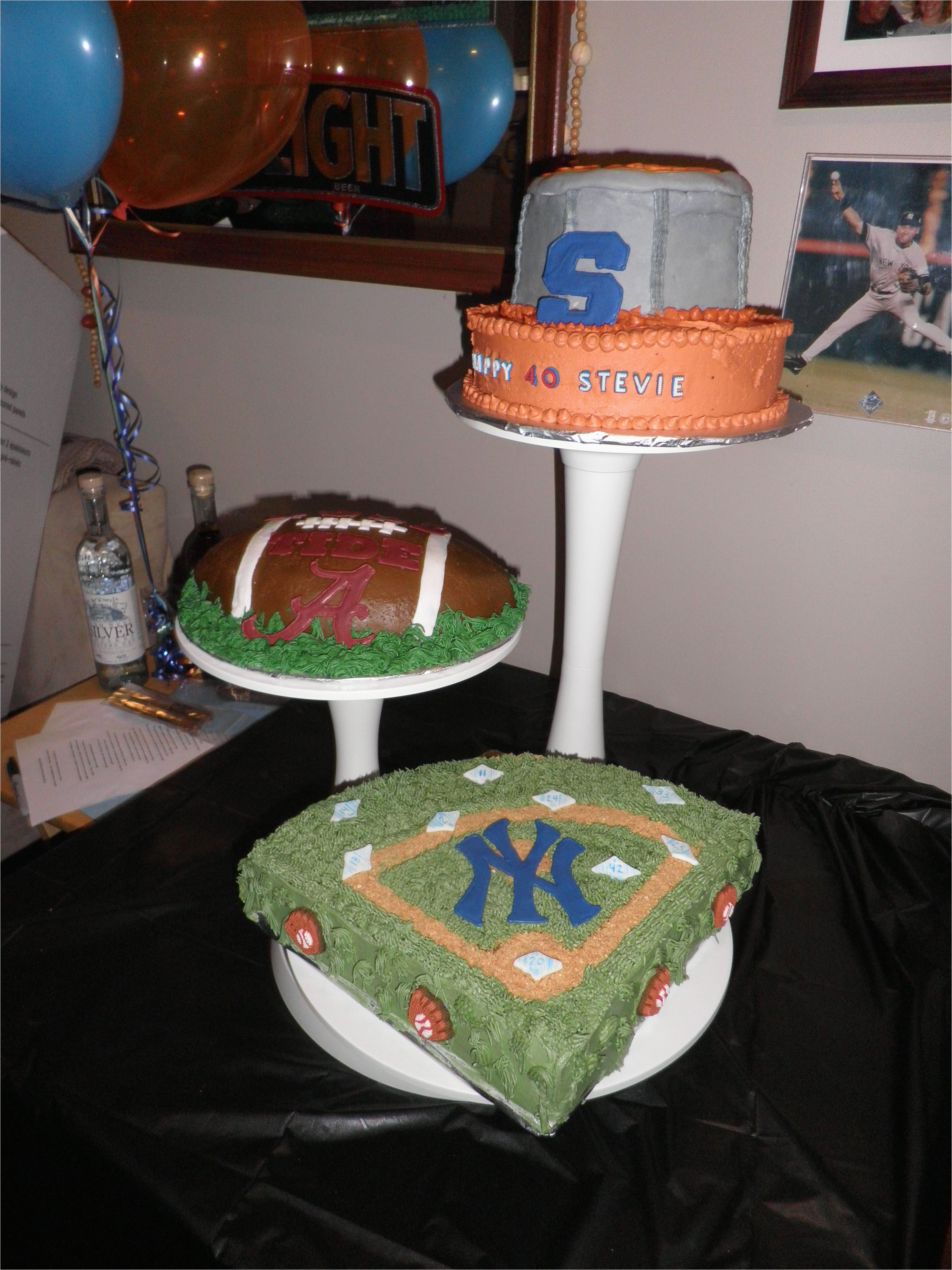 awesome 40th birthday cake made by m mraz for my sports