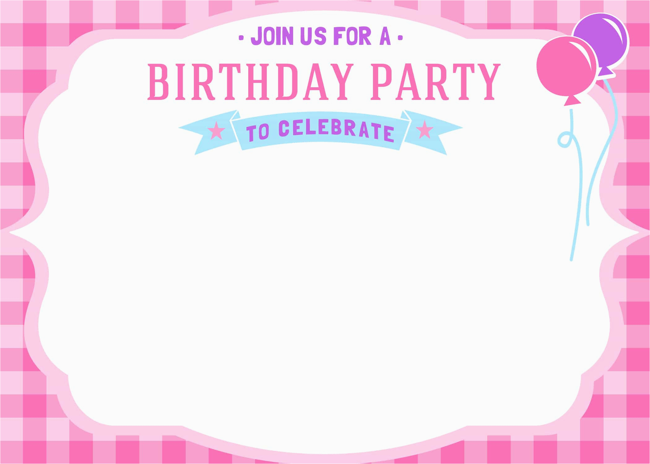 create girls birthday invitations designs ideas